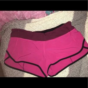 Lululemon speed shorts- size 10